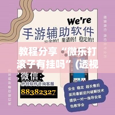 教程分享“微乐打滚子有挂吗”(透视)其实确实有挂