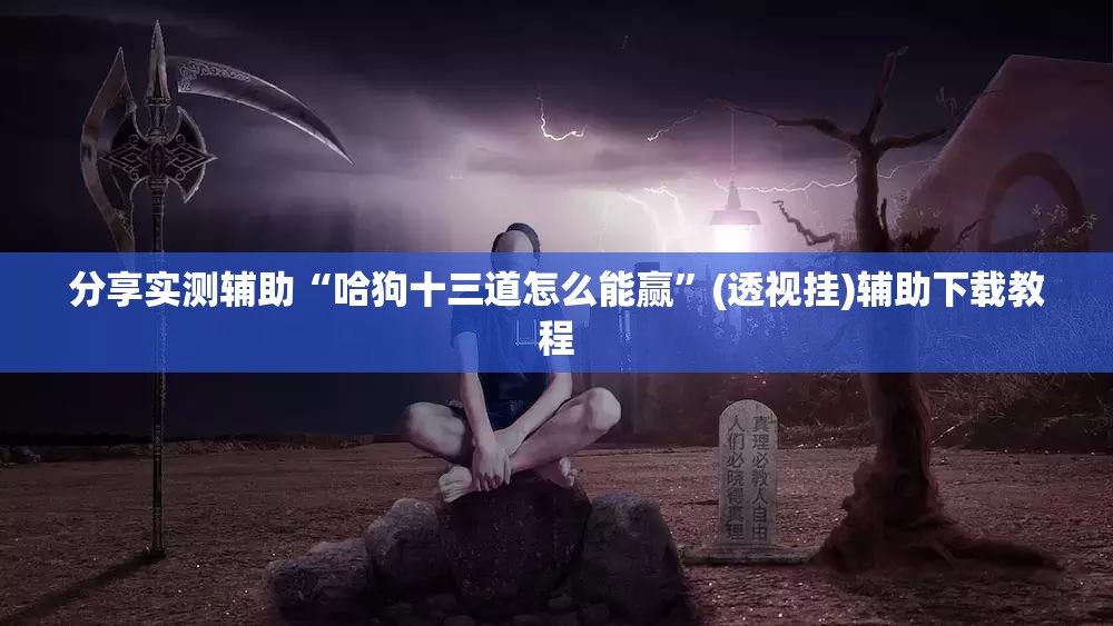 分享实测辅助“哈狗十三道怎么能赢”(透视挂)辅助下载教程