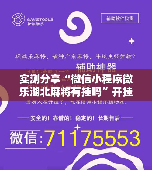 实测分享“微信小程序微乐湖北麻将有挂吗”开挂辅助脚本+详细开挂安装教程