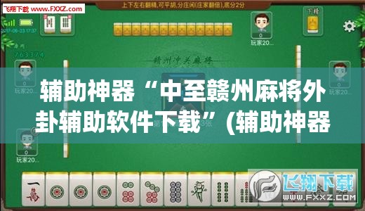 辅助神器“中至赣州麻将外卦辅助软件下载	”(辅助神器)开挂详细教程