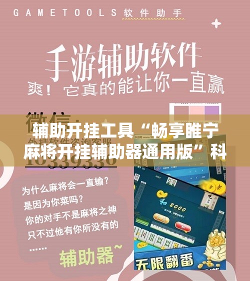辅助开挂工具“畅享睢宁麻将开挂辅助器通用版”科技辅助神器手机版