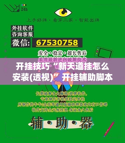 开挂技巧“新天道挂怎么安装(透视)”开挂辅助脚本+详细开挂安装教程
