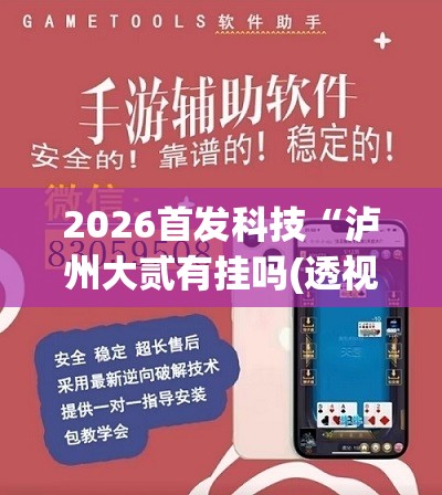 2026首发科技“泸州大贰有挂吗(透视)”开挂辅助脚本+详细开挂安装教程
