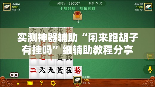 实测神器辅助“闲来跑胡子有挂吗”细辅助教程分享