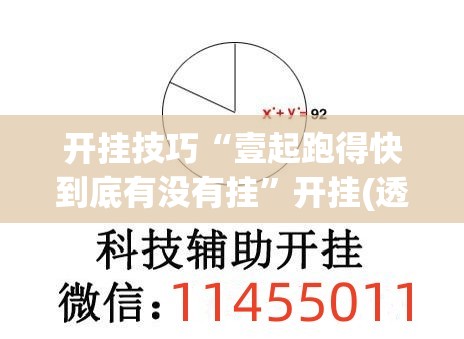 开挂技巧“壹起跑得快到底有没有挂”开挂(透视)辅助神器