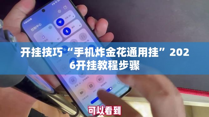 开挂技巧“手机炸金花通用挂”2026开挂教程步骤