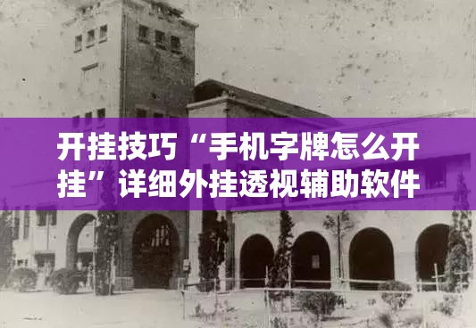 开挂技巧“手机字牌怎么开挂”详细外挂透视辅助软件教程