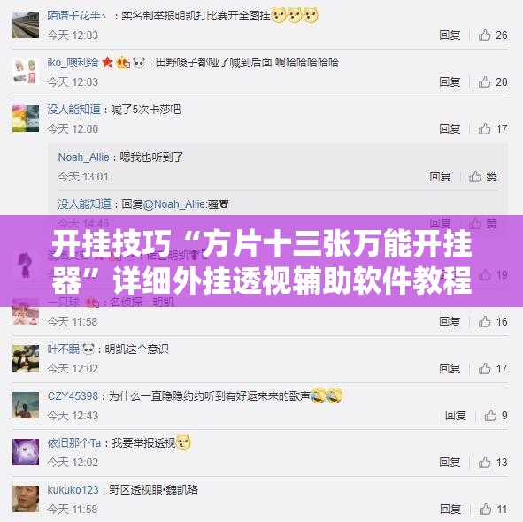 开挂技巧“方片十三张万能开挂器”详细外挂透视辅助软件教程