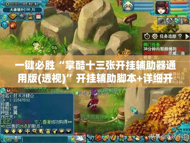 一键必胜“掌酷十三张开挂辅助器通用版(透视)	”开挂辅助脚本+详细开挂安装教程