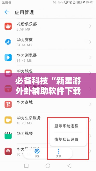 必备科技“新星游外卦辅助软件下载”详细分享装挂步骤