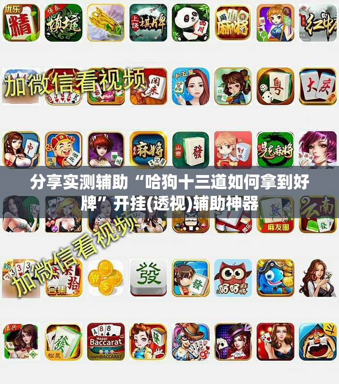 分享实测辅助“哈狗十三道如何拿到好牌	”开挂(透视)辅助神器