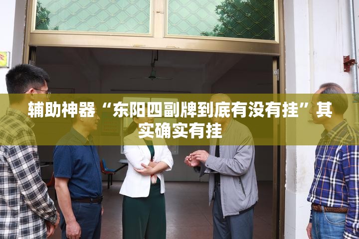 辅助神器“东阳四副牌到底有没有挂	”其实确实有挂