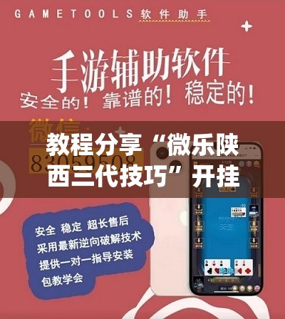 教程分享“微乐陕西三代技巧”开挂(透视)辅助教程