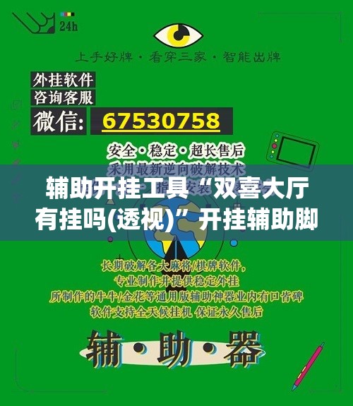 辅助开挂工具“双喜大厅有挂吗(透视)	”开挂辅助脚本+详细开挂安装教程
