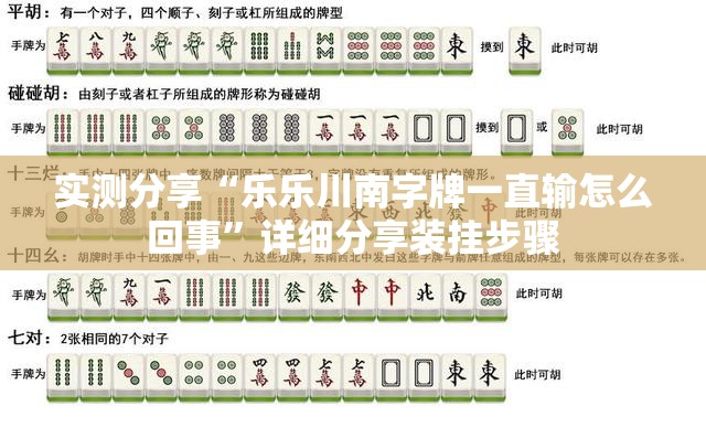 实测分享“乐乐川南字牌一直输怎么回事	”详细分享装挂步骤