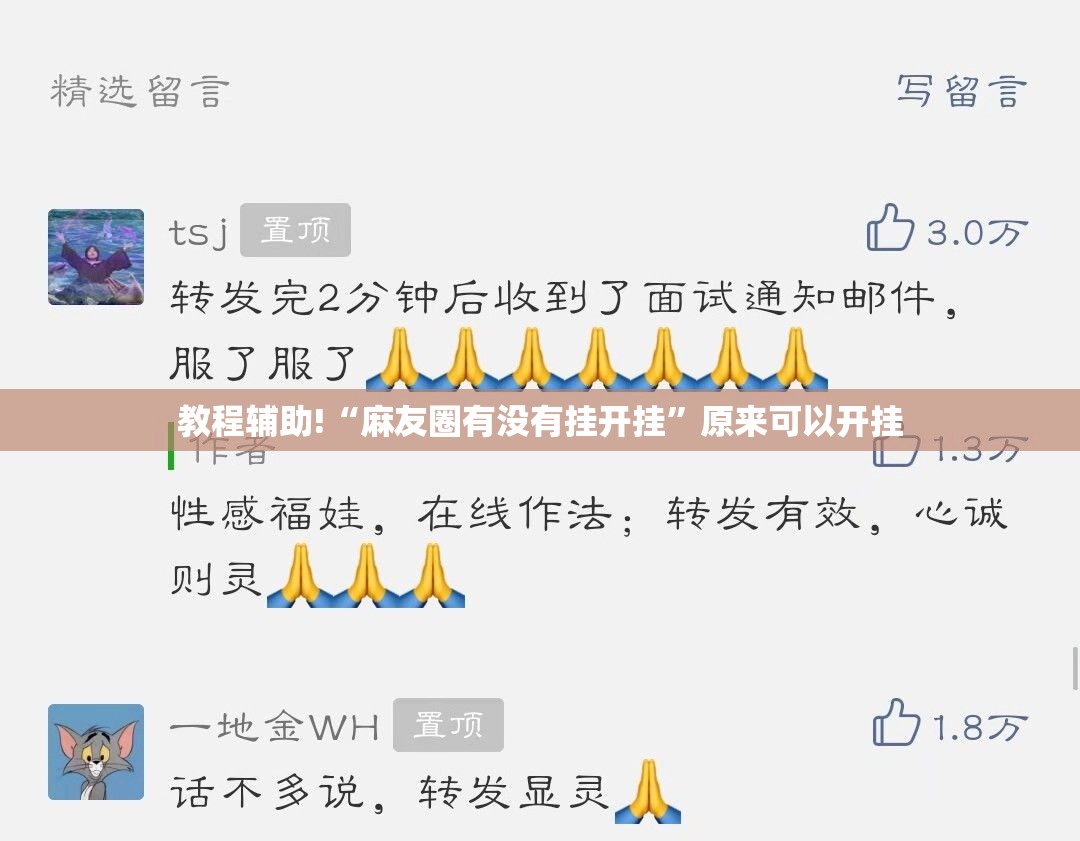 教程辅助!“麻友圈有没有挂开挂”原来可以开挂