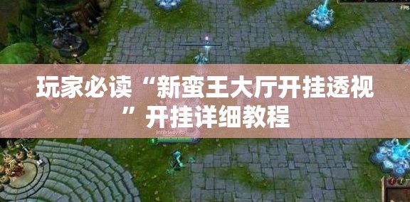 玩家必读“新蛮王大厅开挂透视”开挂详细教程